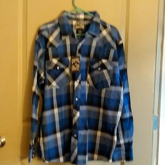 CASUAL COUNTRY SNAP BOTTON SHIRT SZ XL - Picture 1 of 3